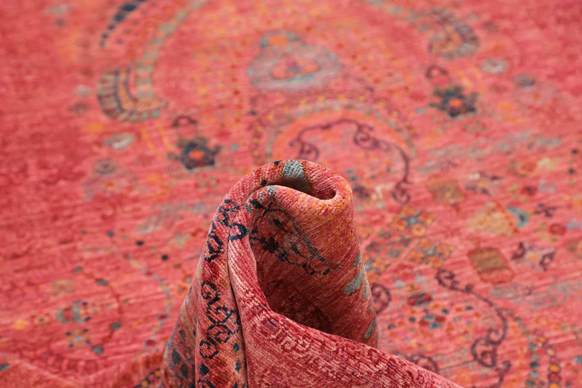 Samarkand Orientteppich 251 × 308 cm aus Wolle, handgeknüpft