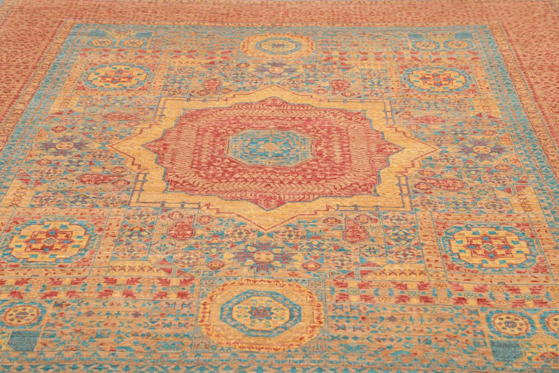 orientteppich-pakistan-250-x-309-cm-schurwolle-handgeknupft-52 Handgeknüpfter Mamluk Orientteppich 250 × 309 cm
