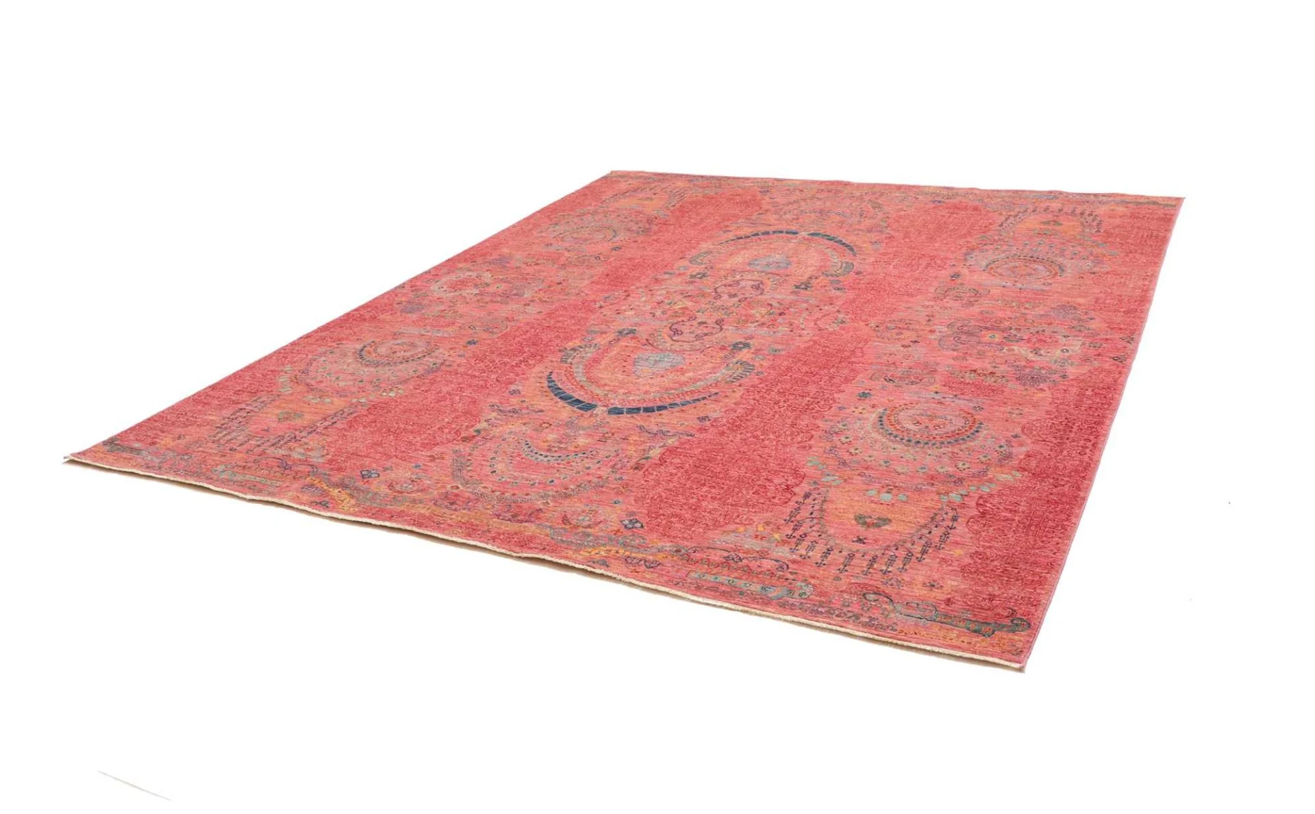 Handgeknüpfter Samarkand Orientteppich, 252 × 287 cm, Wolle