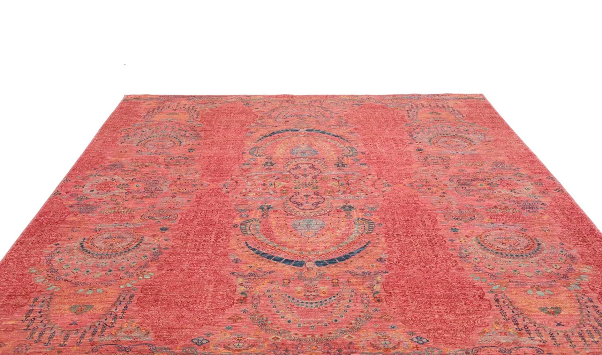 Handgeknüpfter Samarkand Orientteppich, 252 × 287 cm, Wolle
