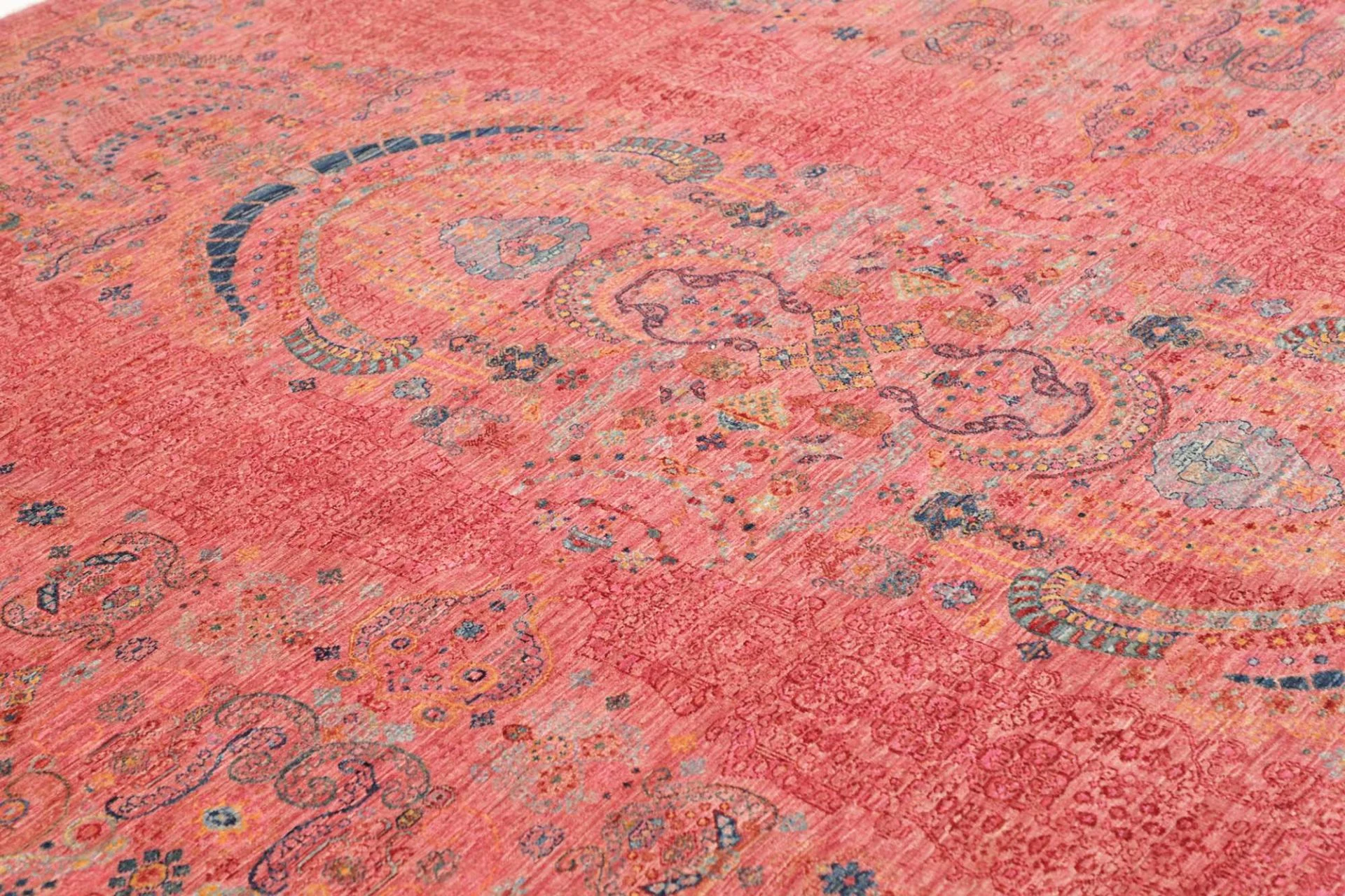 Handgeknüpfter Samarkand Orientteppich, 252 × 287 cm, Wolle