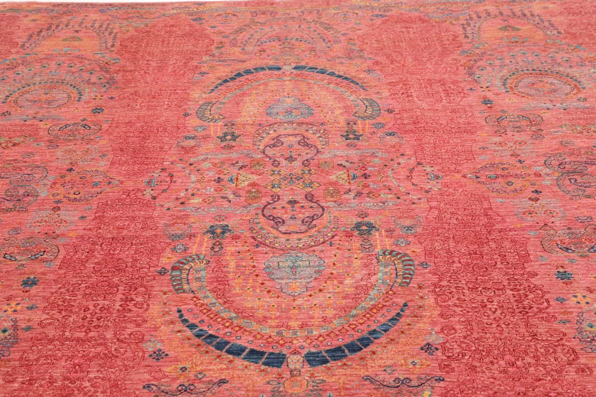 Handgeknüpfter Samarkand Orientteppich, 252 × 287 cm, Wolle