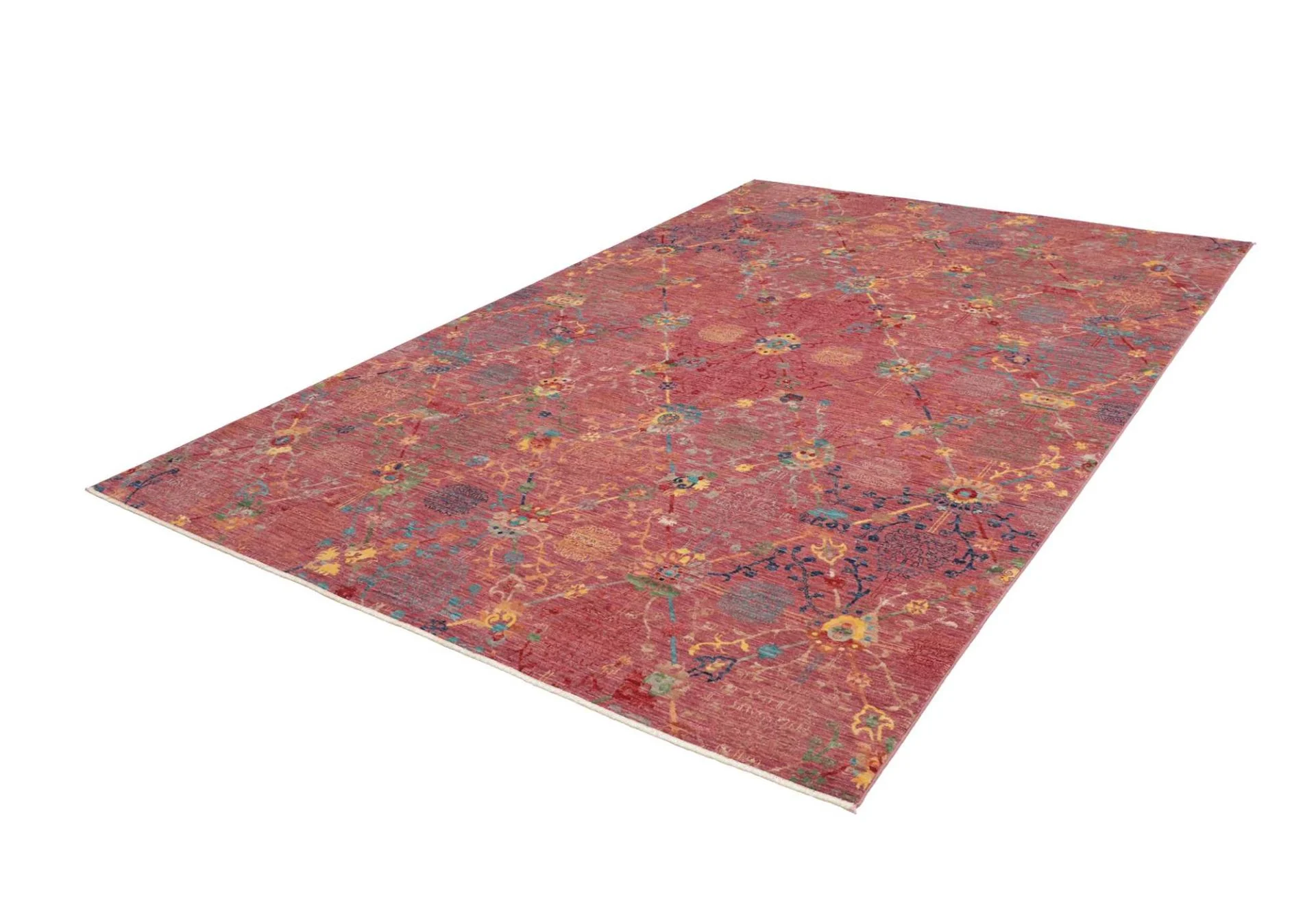 Handgeknüpfter Samarkand Orientteppich, 205 × 295 cm, Wolle
