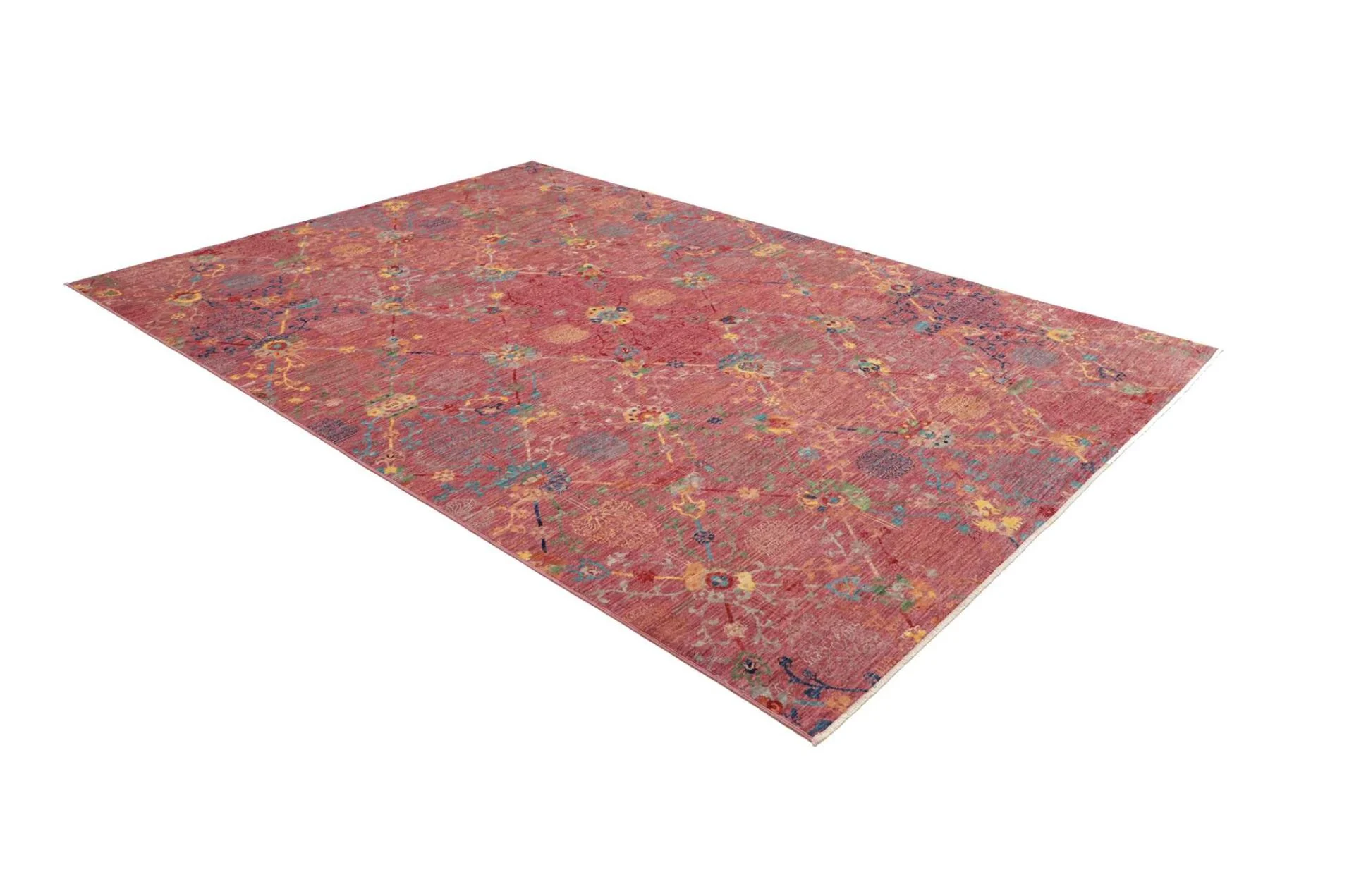 Handgeknüpfter Samarkand Orientteppich, 205 × 295 cm, Wolle