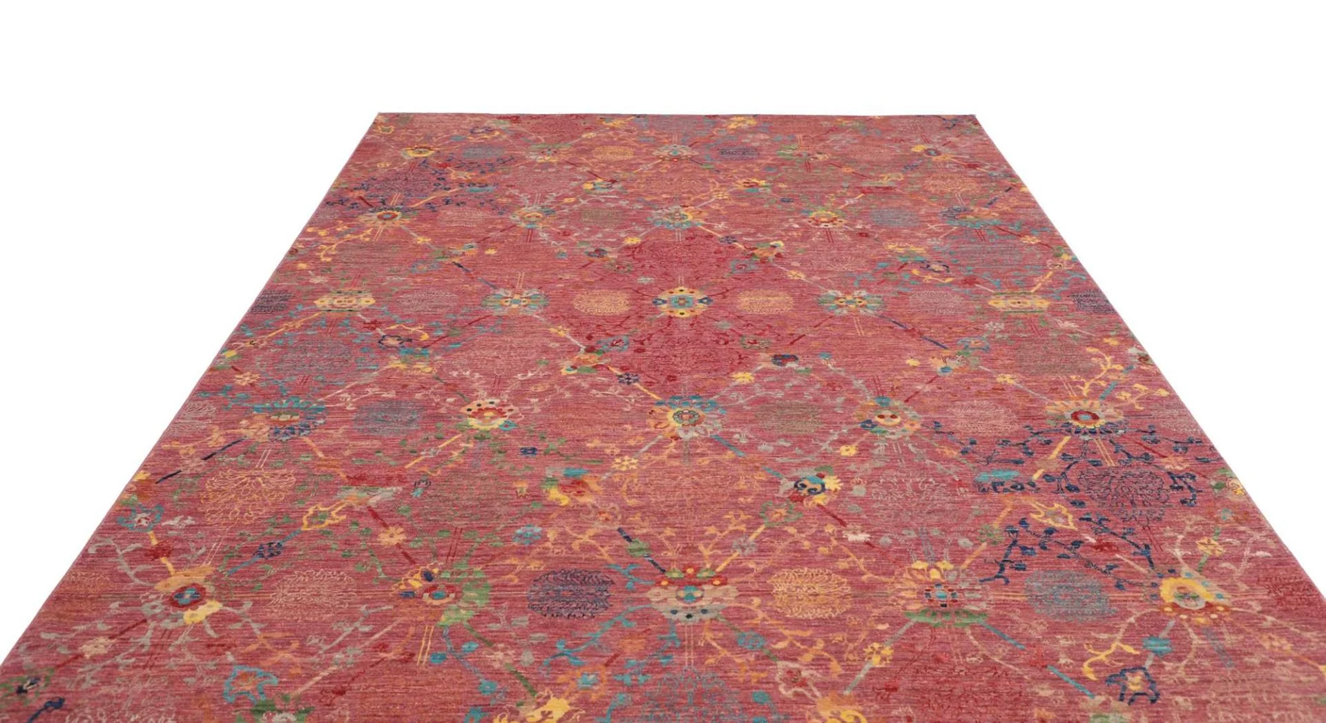 Handgeknüpfter Samarkand Orientteppich, 205 × 295 cm, Wolle
