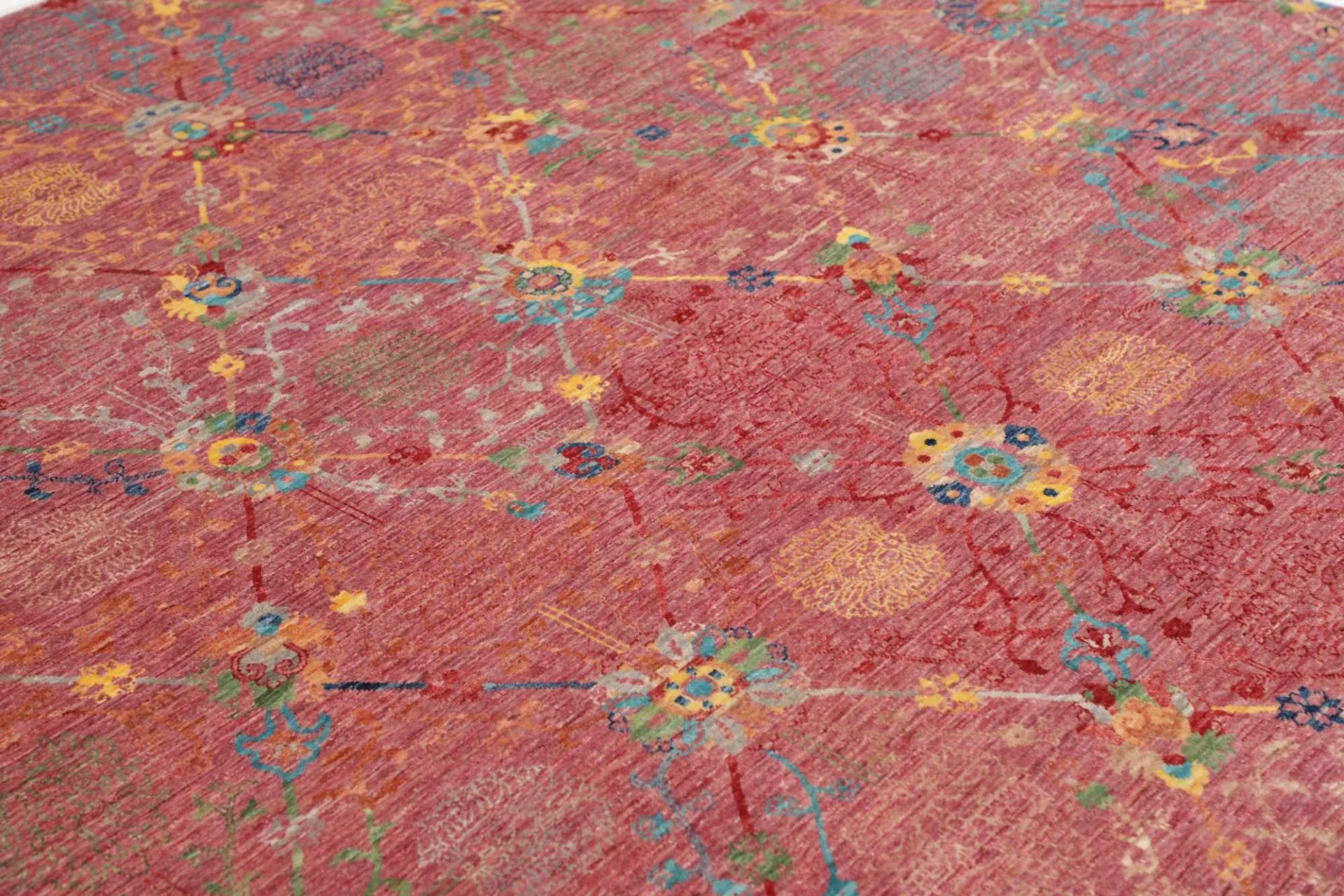 Handgeknüpfter Samarkand Orientteppich, 205 × 295 cm, Wolle