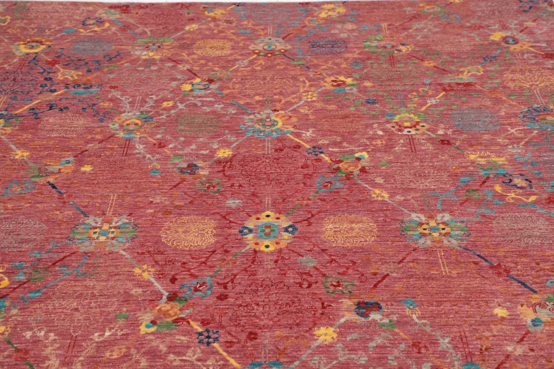 Handgeknüpfter Samarkand Orientteppich, 205 × 295 cm, Wolle