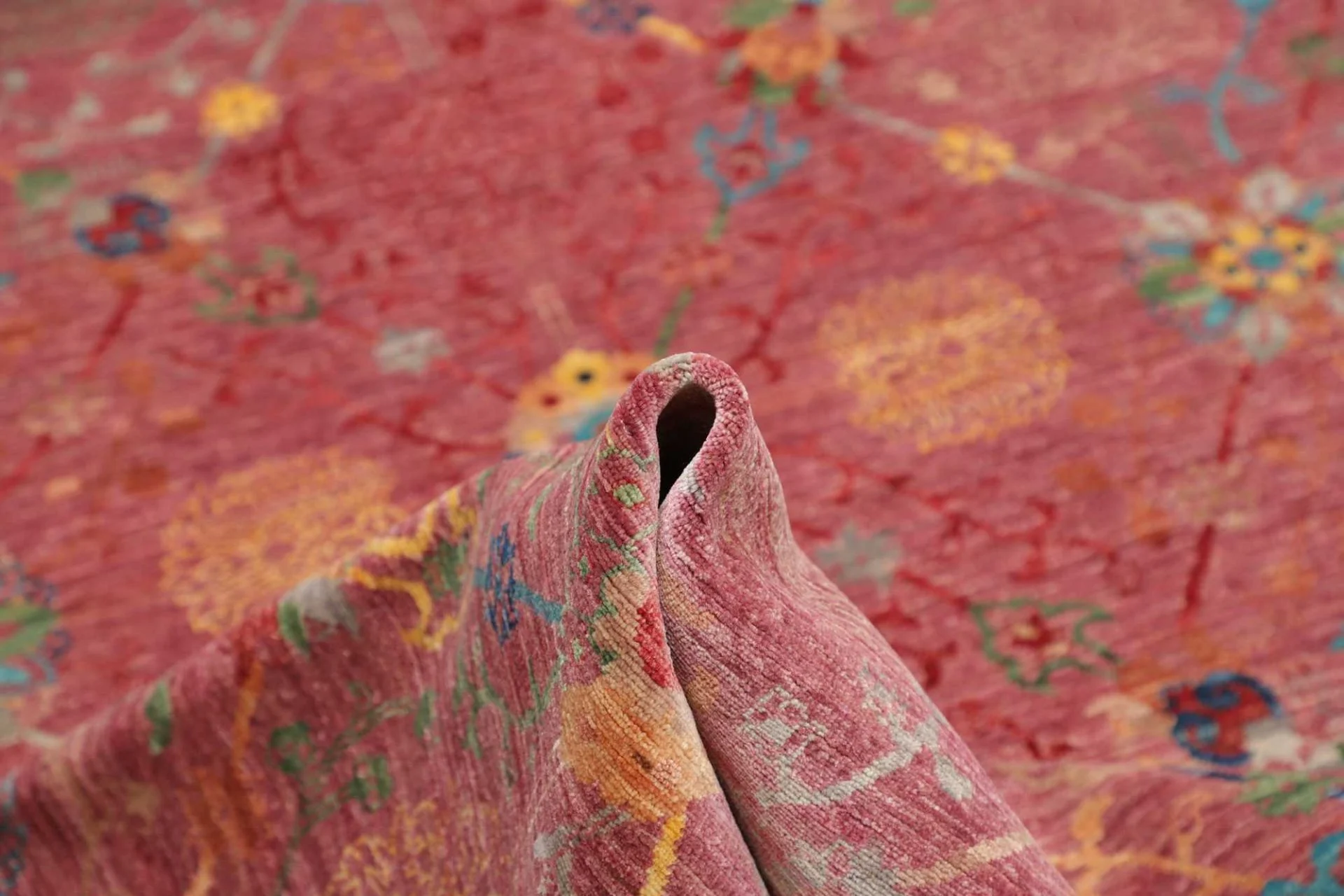 Handgeknüpfter Samarkand Orientteppich, 205 × 295 cm, Wolle