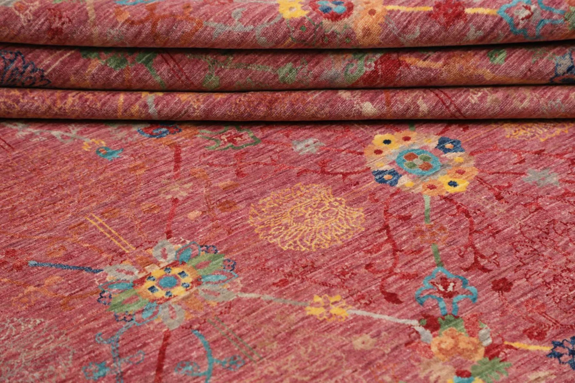 Handgeknüpfter Samarkand Orientteppich, 205 × 295 cm, Wolle