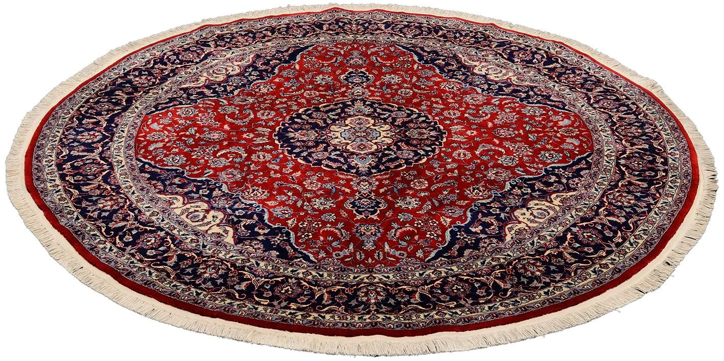 Handgeknüpfter Isfahan Teppich 200 × 200 cm