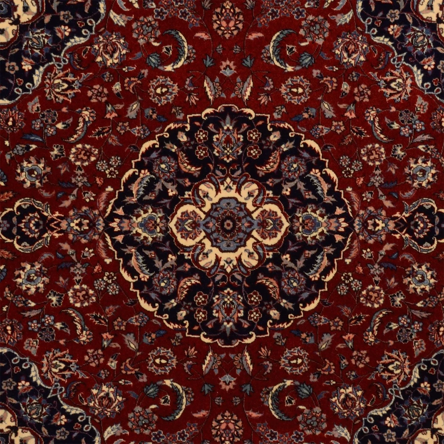 Handgeknüpfter Isfahan Teppich 205 × 205 cm
