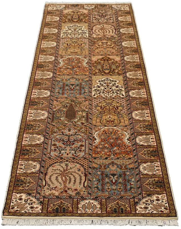Handgeknüpfter Ghom Orientteppich, 81 × 303 cm, Wolle