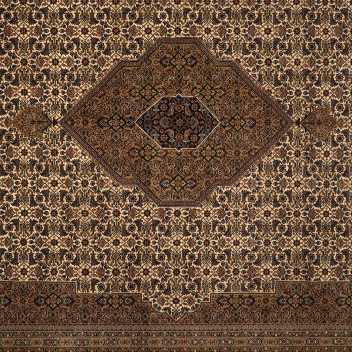 Täbriz Orientteppich 201 × 291 cm aus Wolle, handgeknüpft