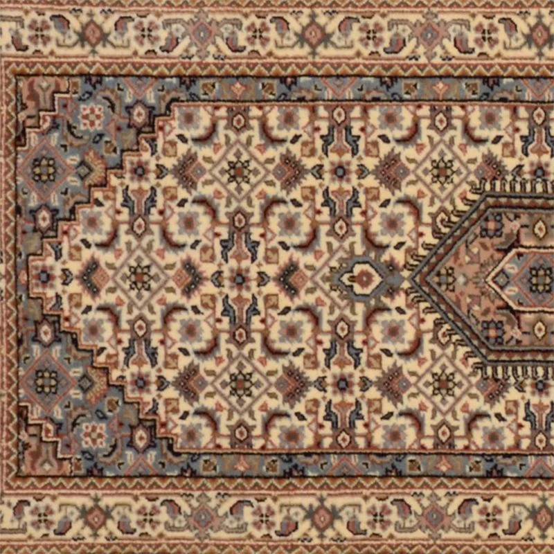 Bijar Orientteppich aus Indien, 80 × 412 cm