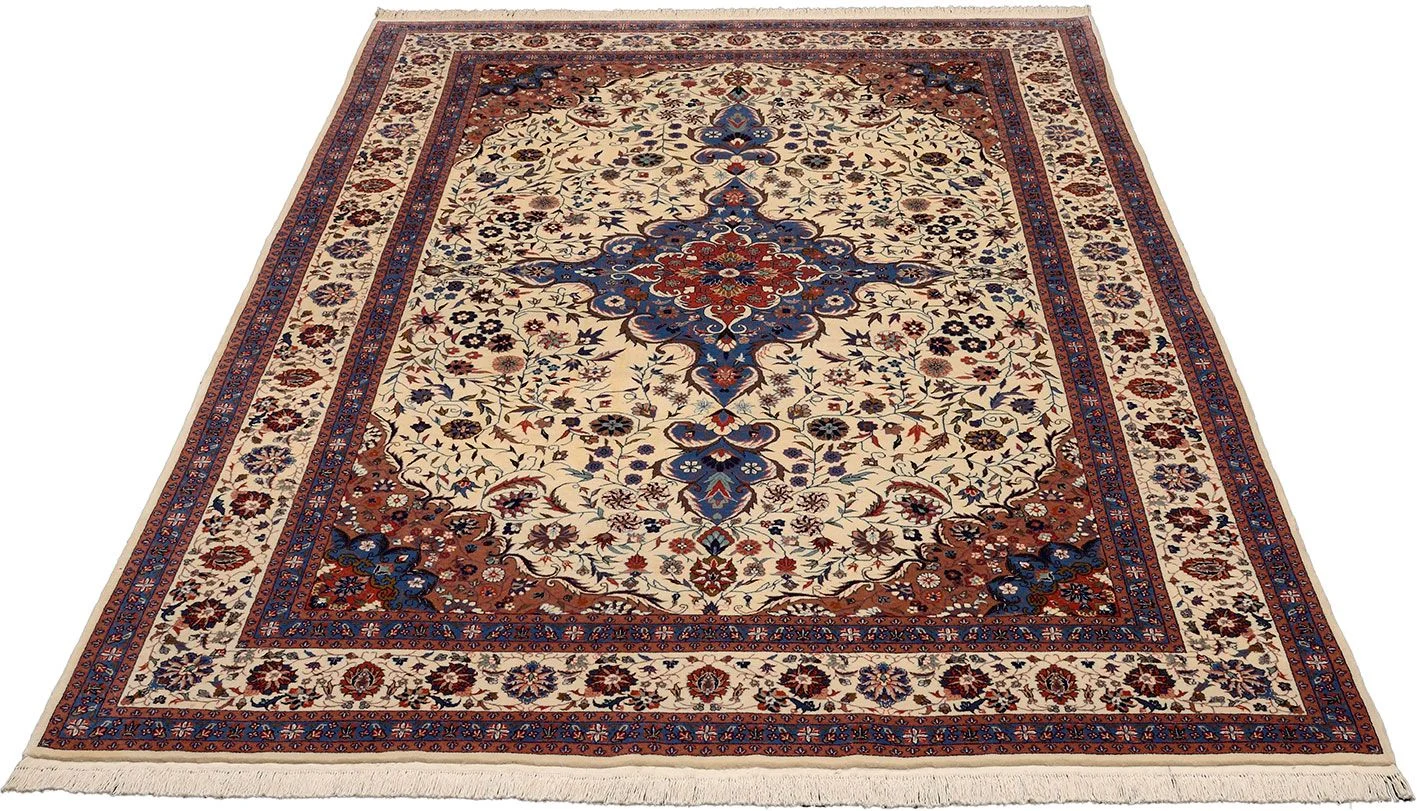 orientteppich-isfahan-186-x-278-cm-schurwolle-handgeknupft-1 Handgeknüpfter Isfahan Teppich, 186 × 278 cm, Wolle