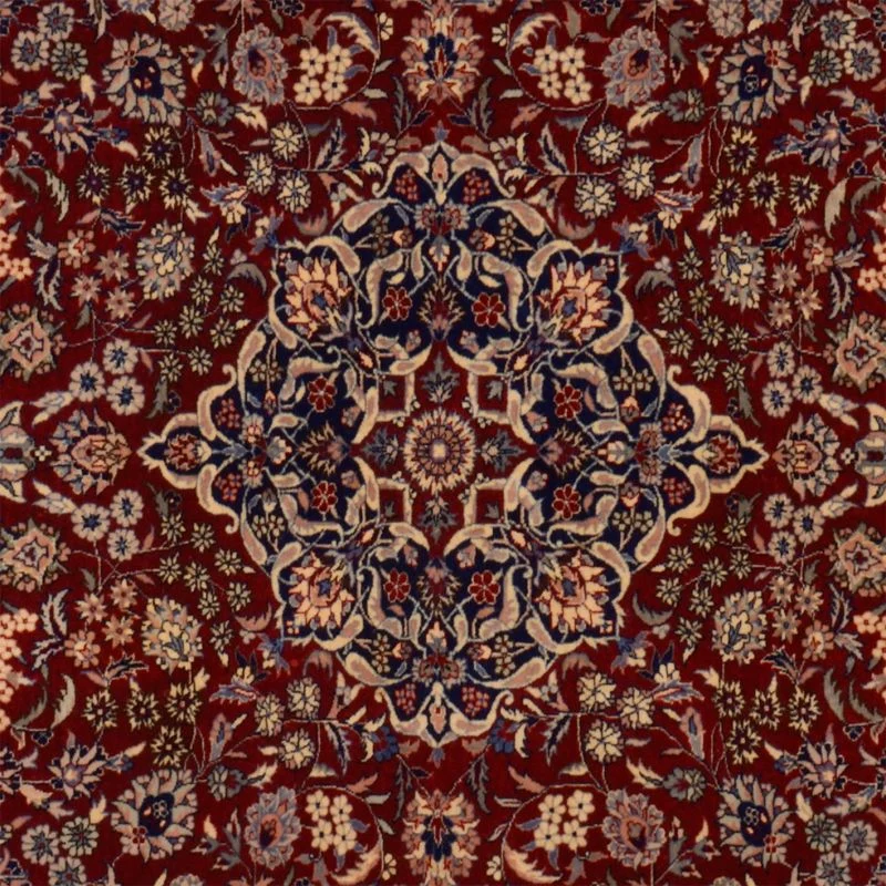 Handgeknüpfter Isfahan Teppich, 170 × 240 cm, Wolle