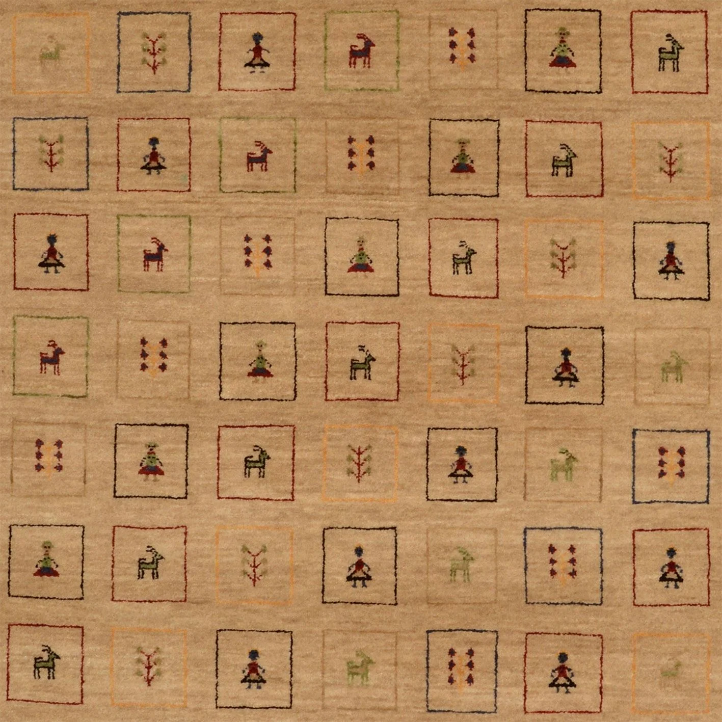 Loribaft Orientteppich aus Indien, 167 × 240 cm
