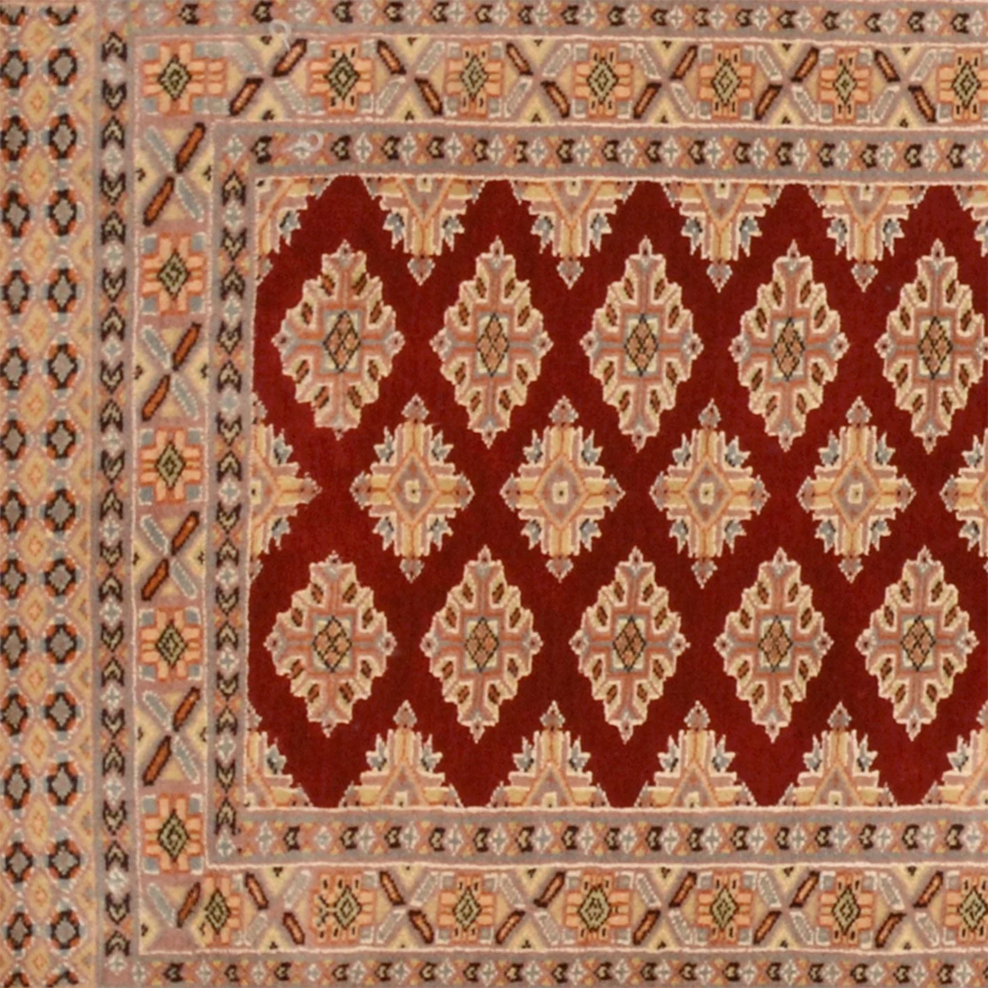 Orientteppich 79 × 301 cm aus Wolle & Seide, handgeknüpft