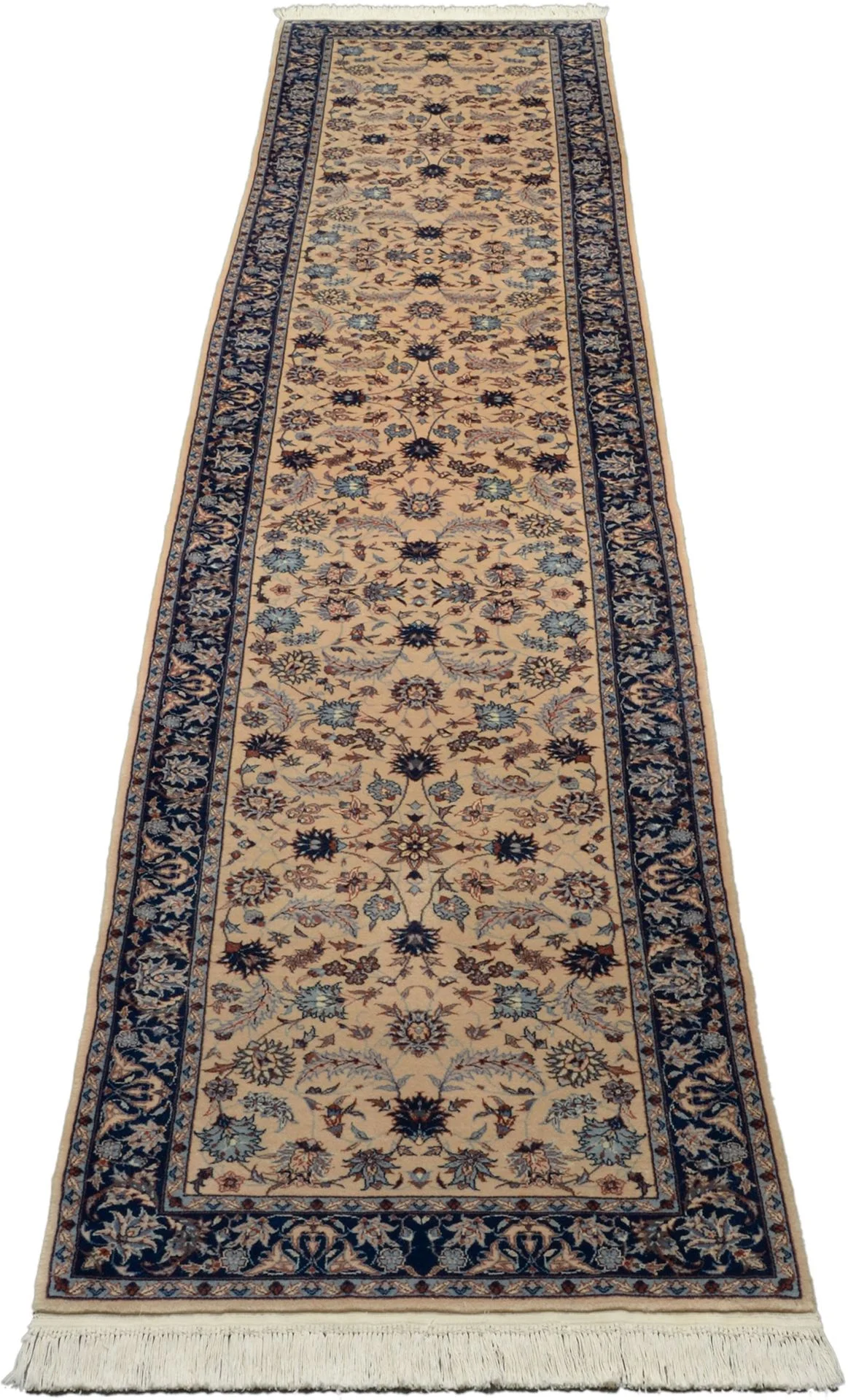 Handgeknüpfter Isfahan Teppich 77 × 370 cm