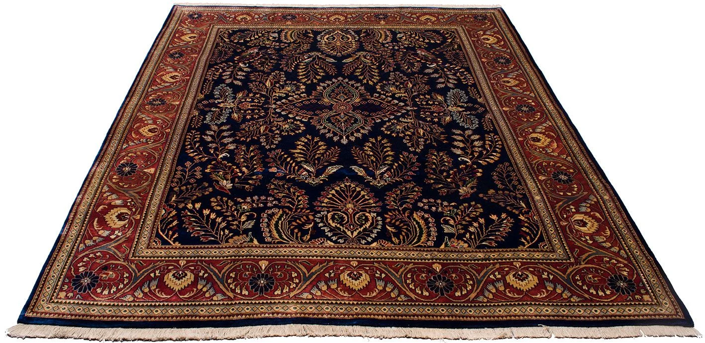 Sarough Orientteppich aus Indien, 249 × 305 cm