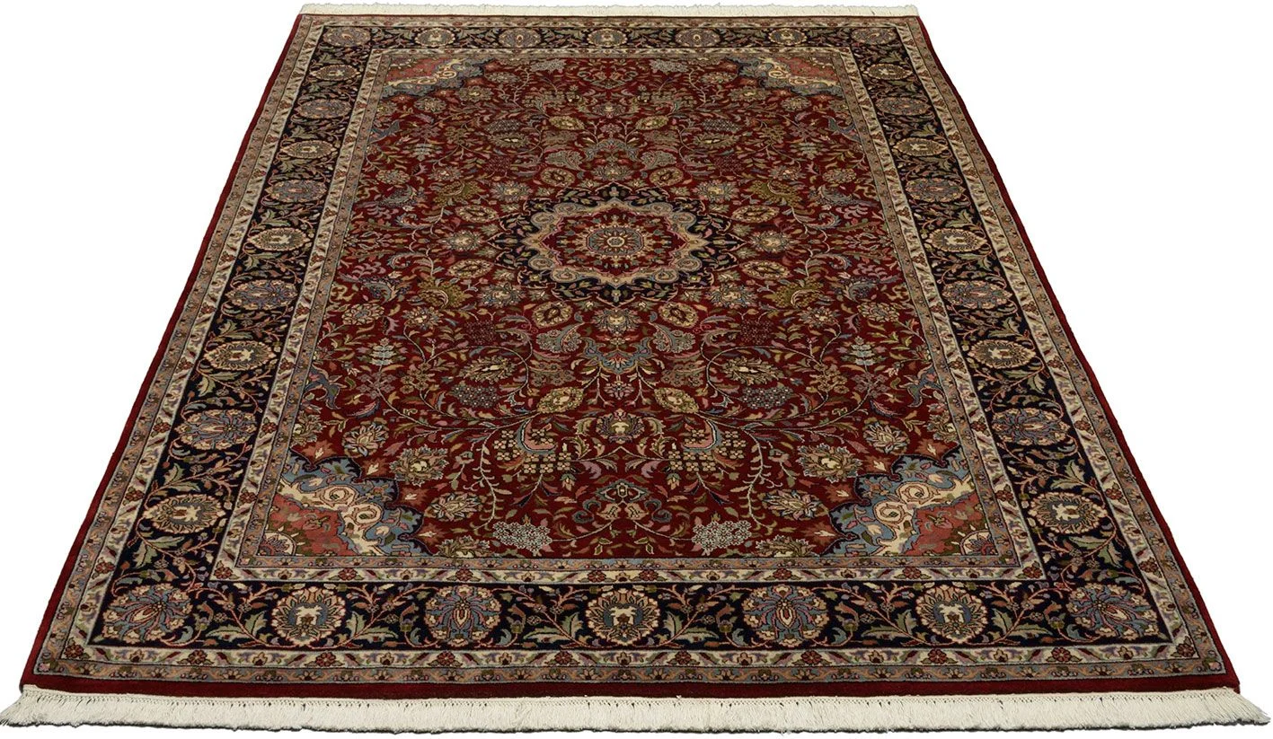 Isfahan Orientteppich aus Indien, 195 × 277 cm