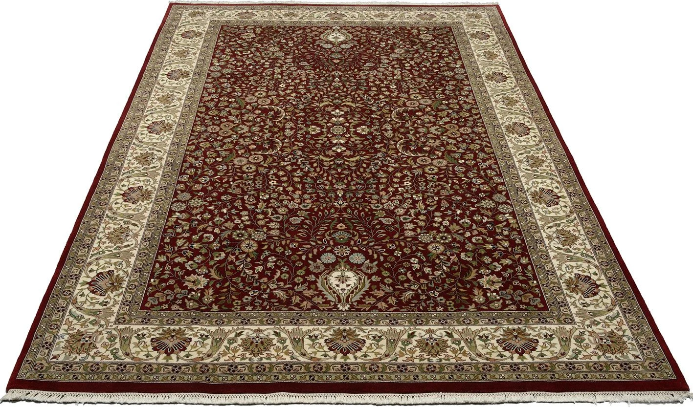 orientteppich-isfahan-198-x-297-cm-schurwolle-handgeknupft-1 Handgeknüpfter Isfahan Orientteppich, 198 × 297 cm, Wolle