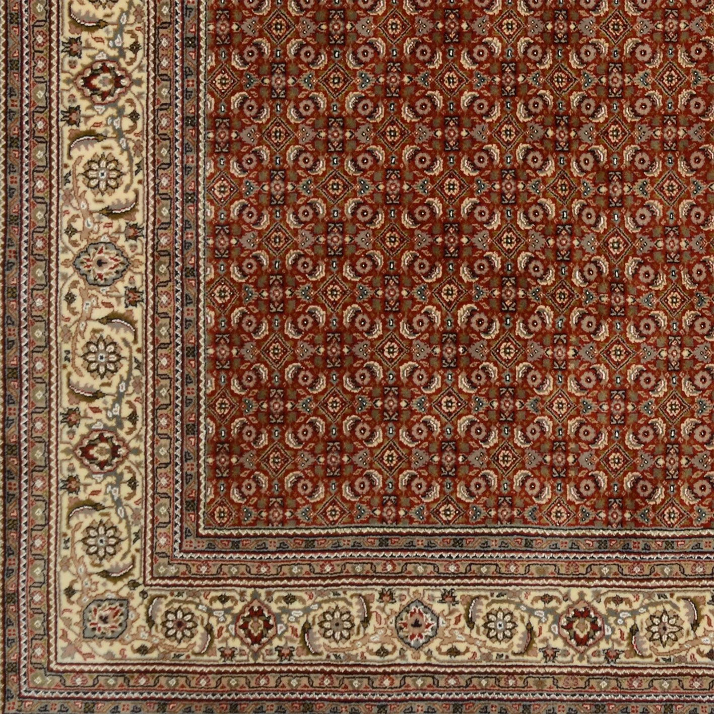 Handgeknüpfter Täbriz Orientteppich 246 × 354 cm