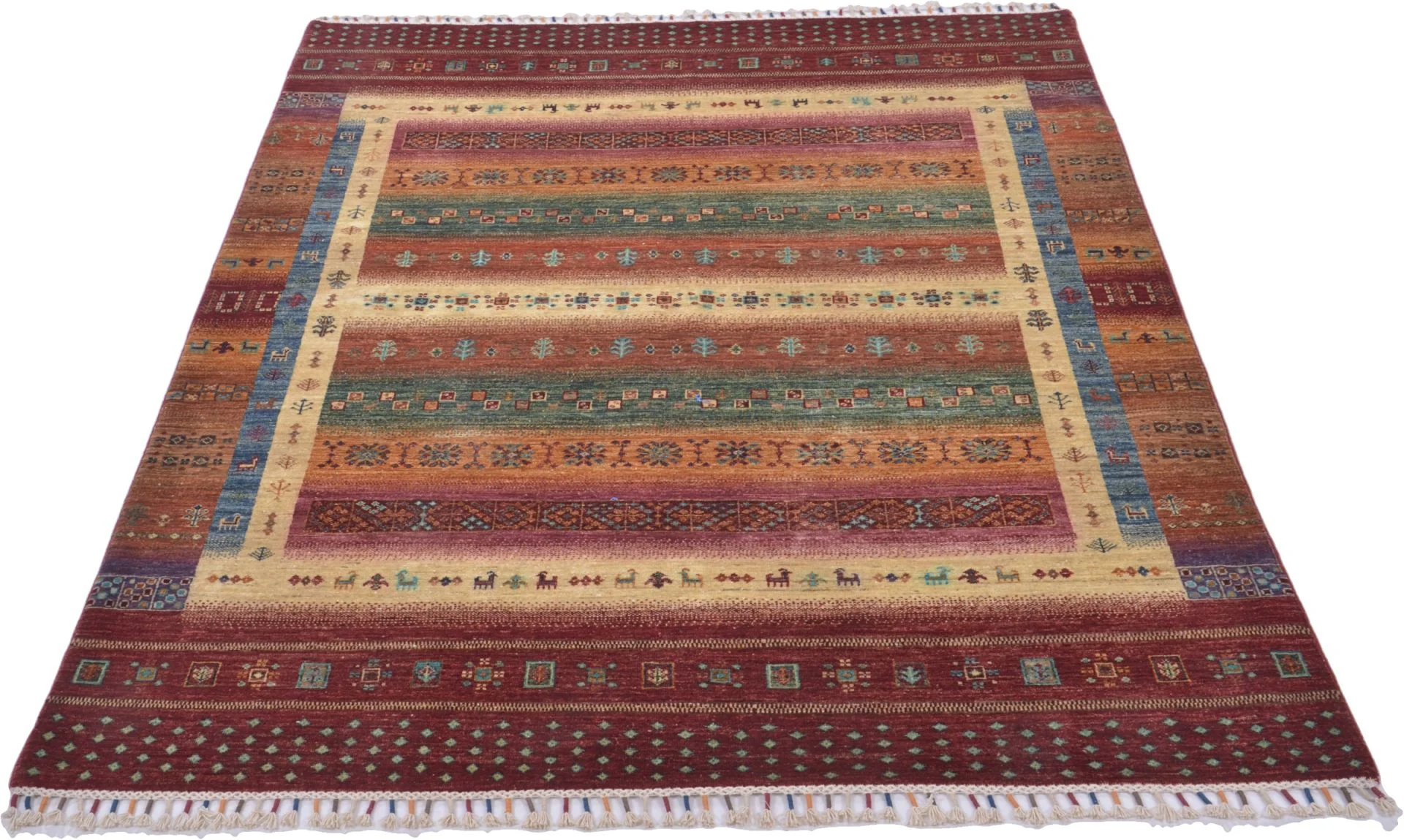 Samarkand Orientteppich 171 × 244 cm aus Wolle, handgeknüpft