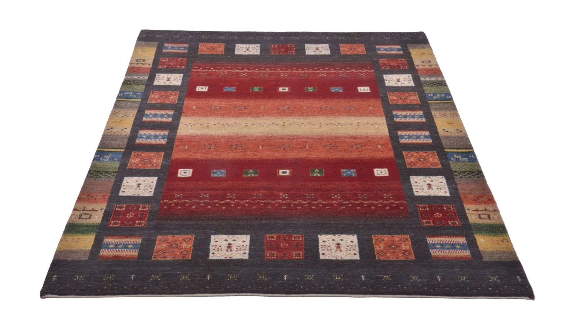 Loribaft Orientteppich 176 × 243 cm aus Wolle, handgeknüpft