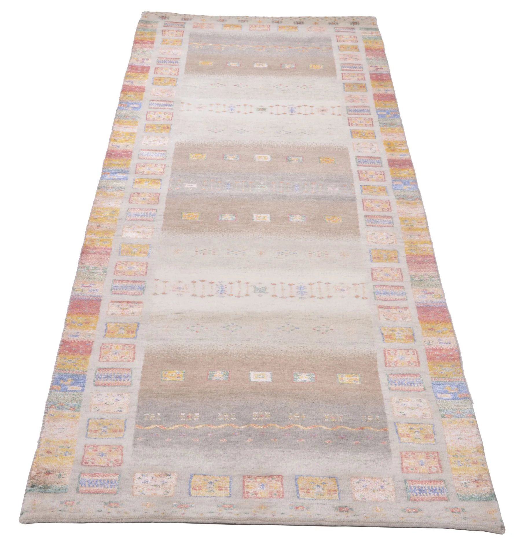 Loribaft Orientteppich 82 × 309 cm aus Wolle, handgeknüpft