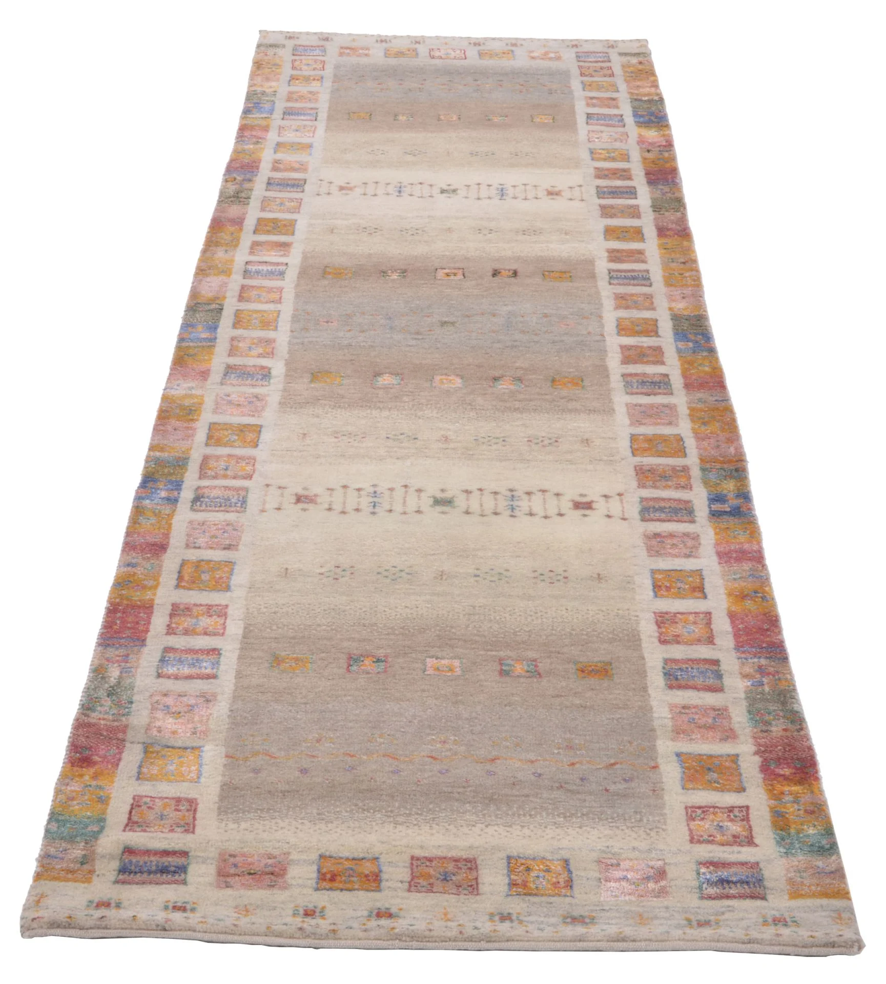 Loribaft Orientteppich 83 × 301 cm aus Wolle, handgeknüpft
