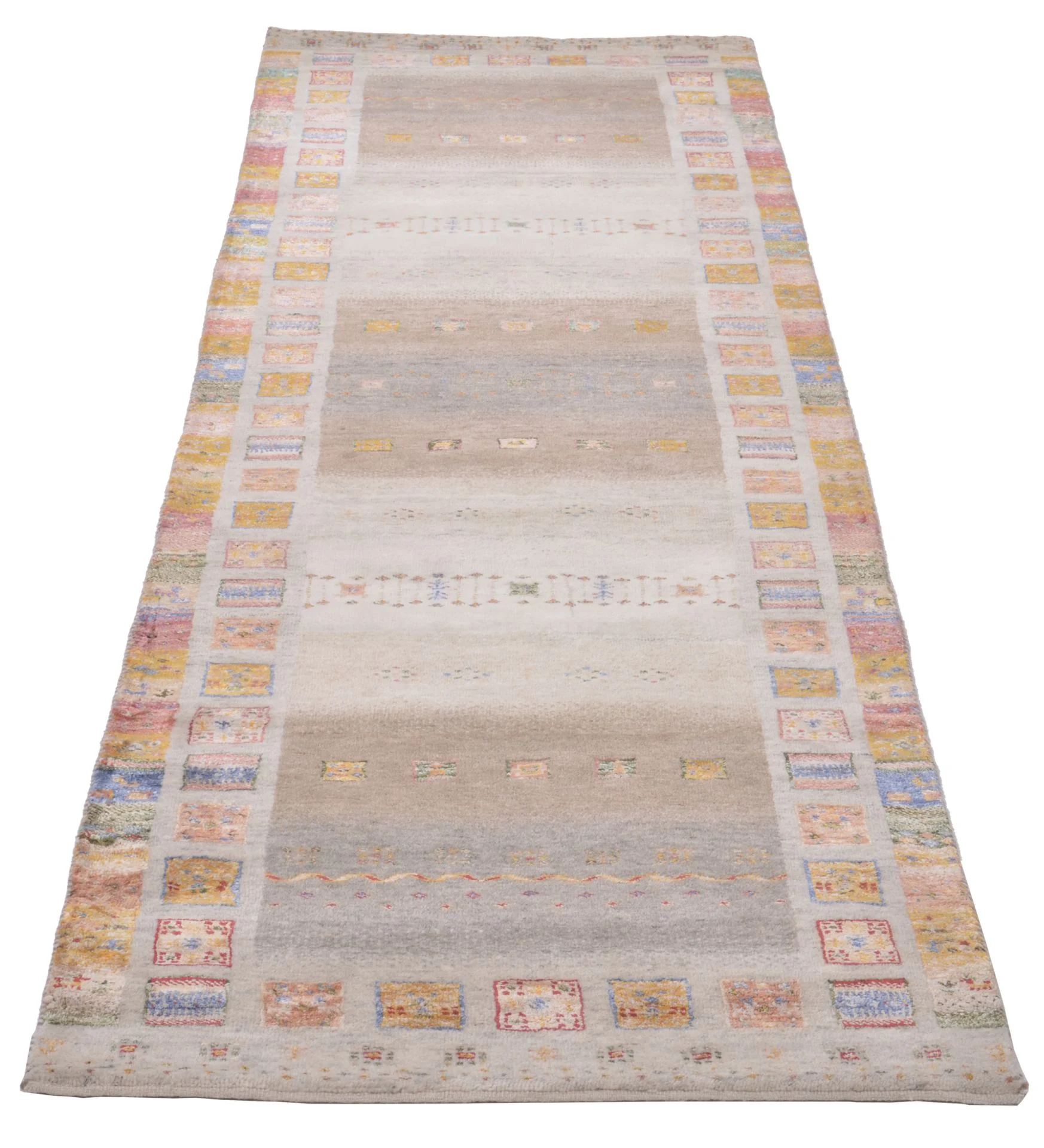 Loribaft Orientteppich 83 × 301 cm aus Wolle, handgeknüpft