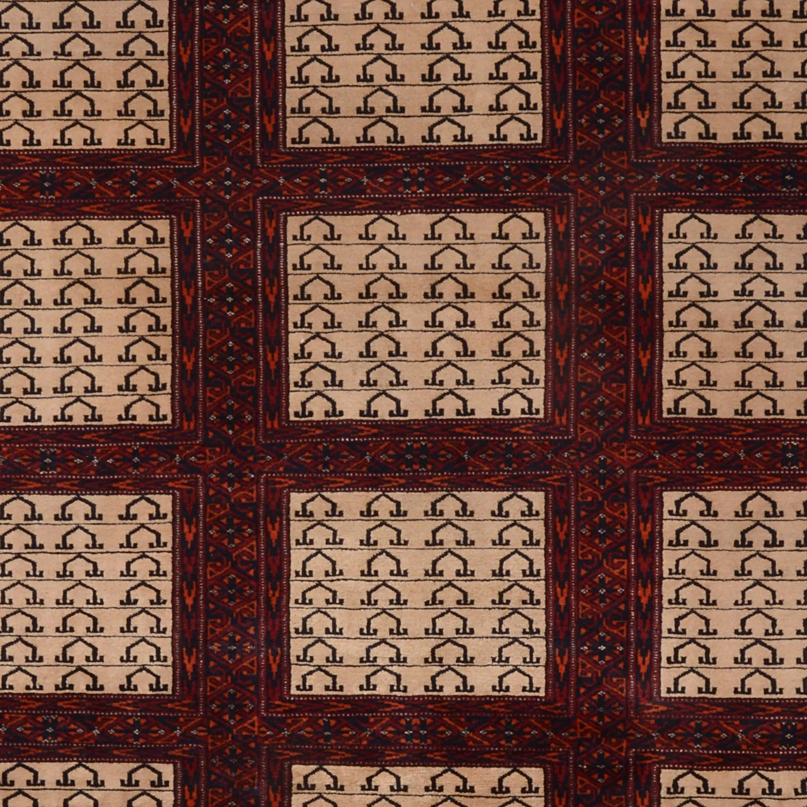 Orientteppich 189 × 280 cm aus Wolle, handgeknüpft