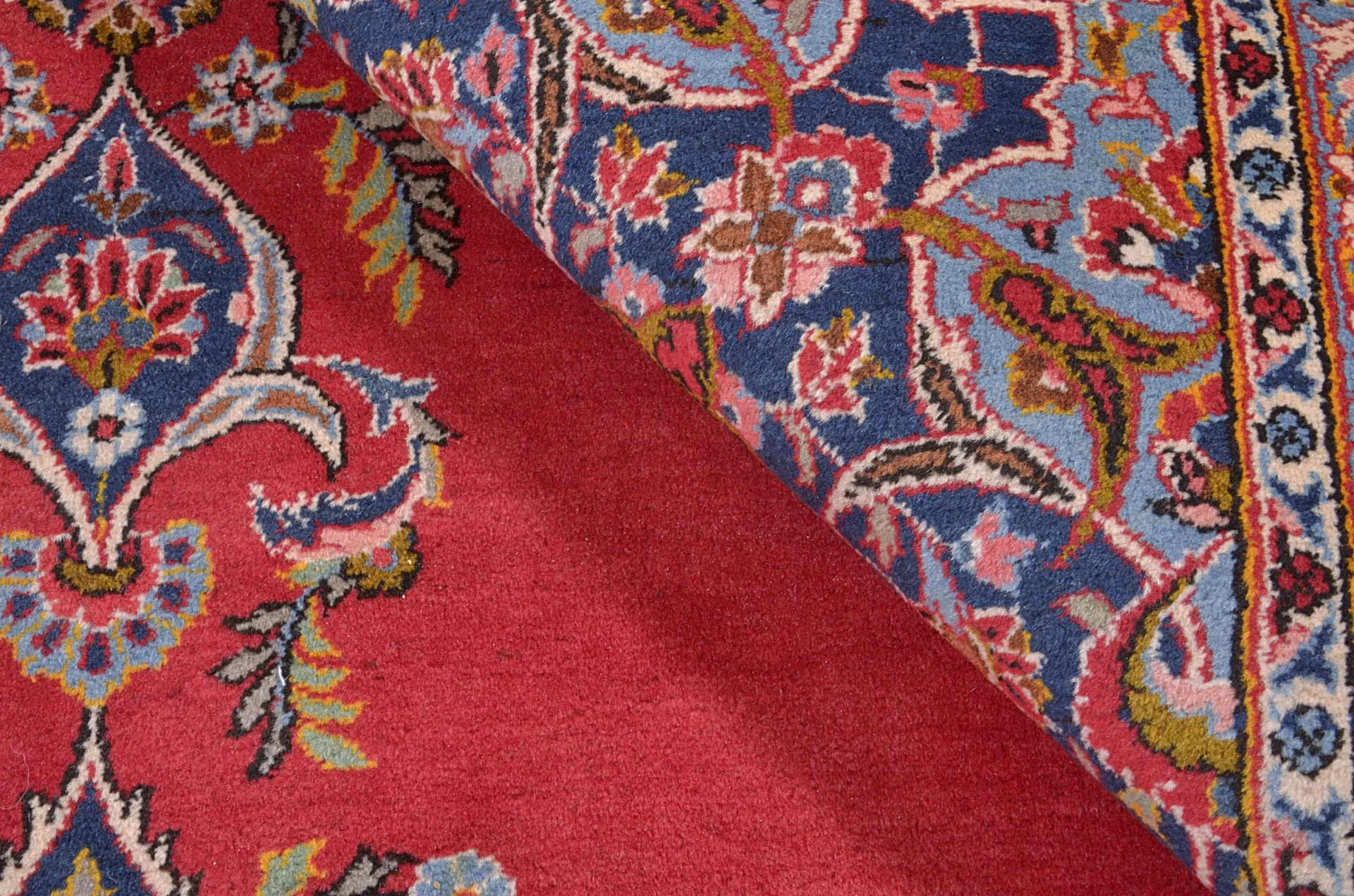Kashan Perserteppich 279 × 373 cm aus Wolle, handgeknüpft