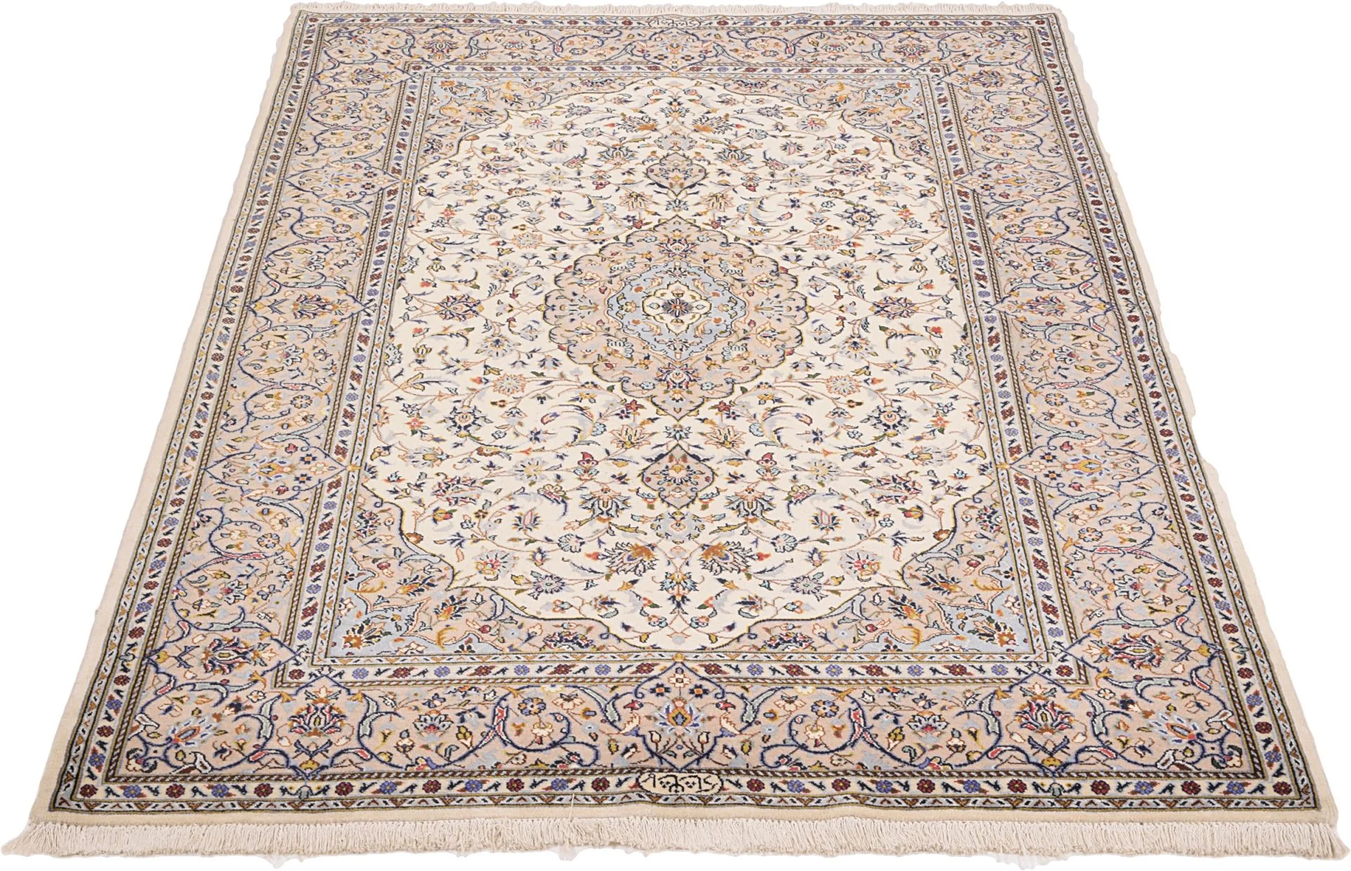 perserteppich-kashan-147-x-231-cm-schurwolle-handgeknupft-2 Kashan Perserteppich 147 × 231 cm aus Wolle, handgeknüpft