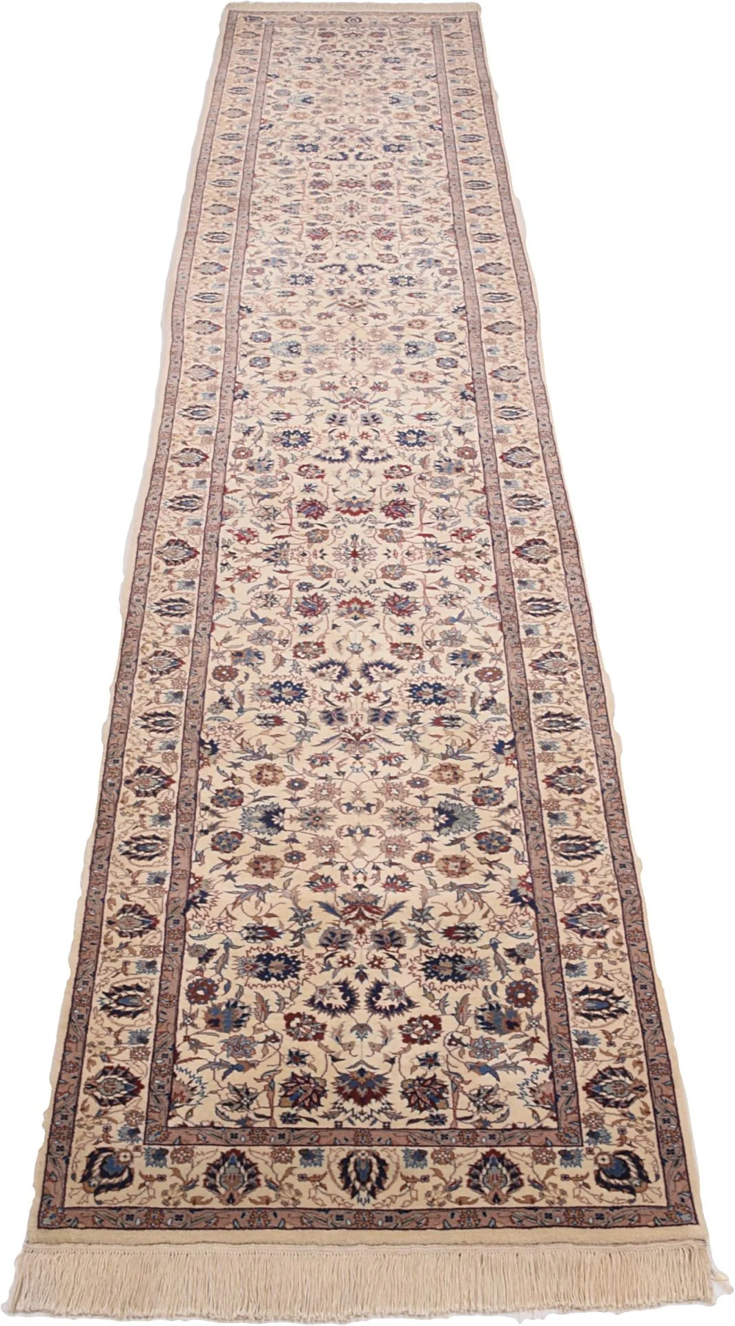 Handgeknüpfter Isfahan Teppich 80 × 434 cm
