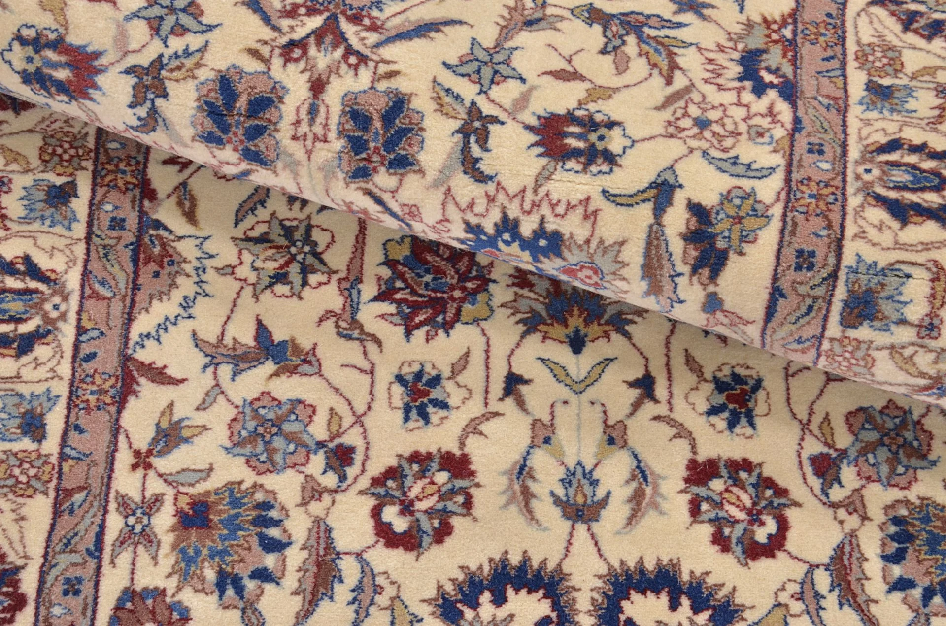 Handgeknüpfter Isfahan Teppich 80 × 434 cm