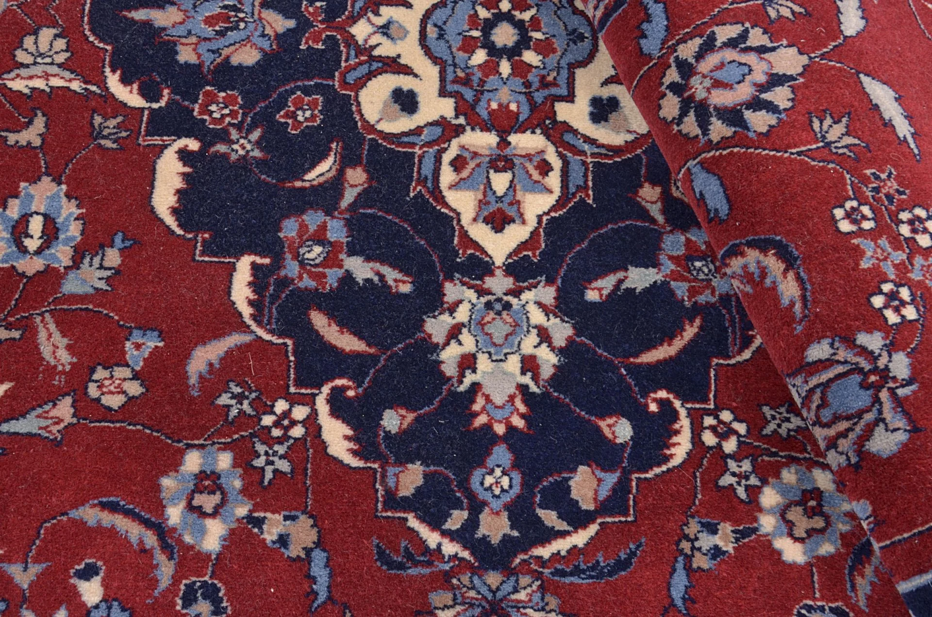 Handgeknüpfter Isfahan Teppich, 200 × 200 cm, Wolle