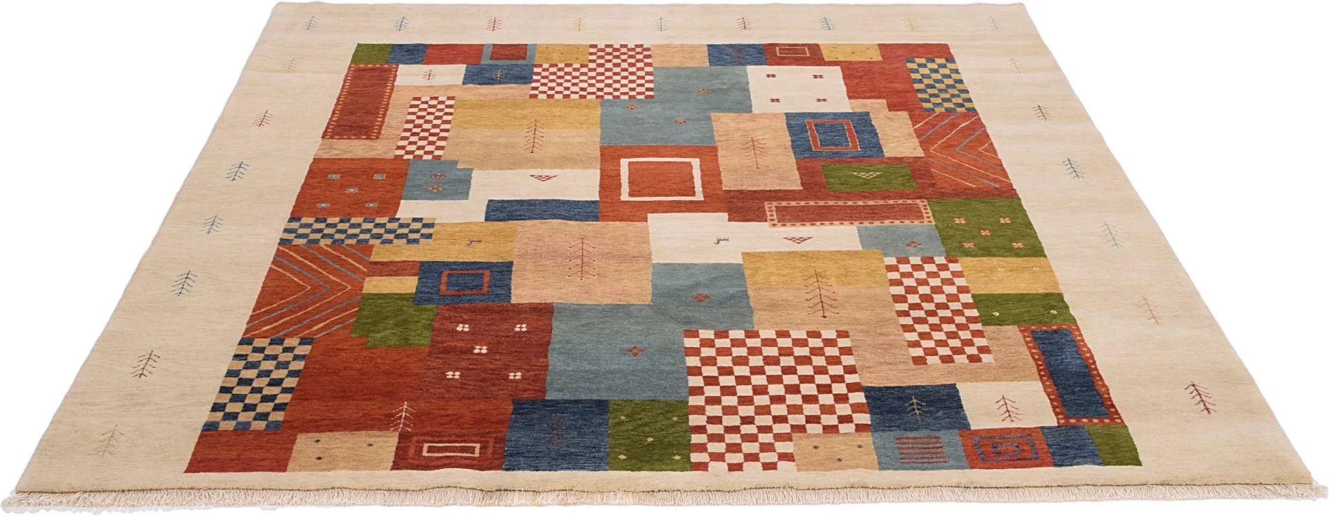 Loribaft Orientteppich aus Indien, 242 × 260 cm