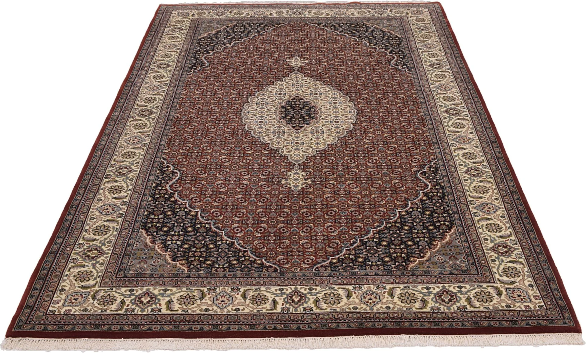 Handgeknüpfter Täbriz Orientteppich, 198 × 310 cm, Wolle