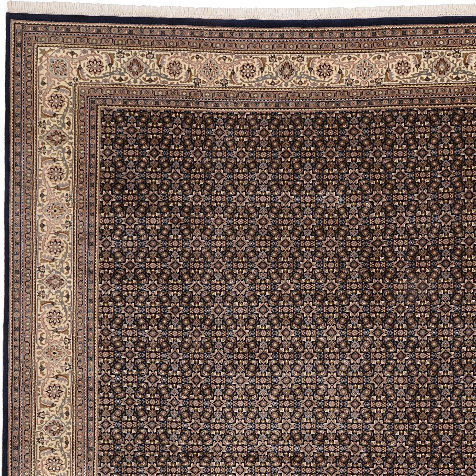 Handgeknüpfter Täbriz Orientteppich, 250 × 298 cm, Wolle
