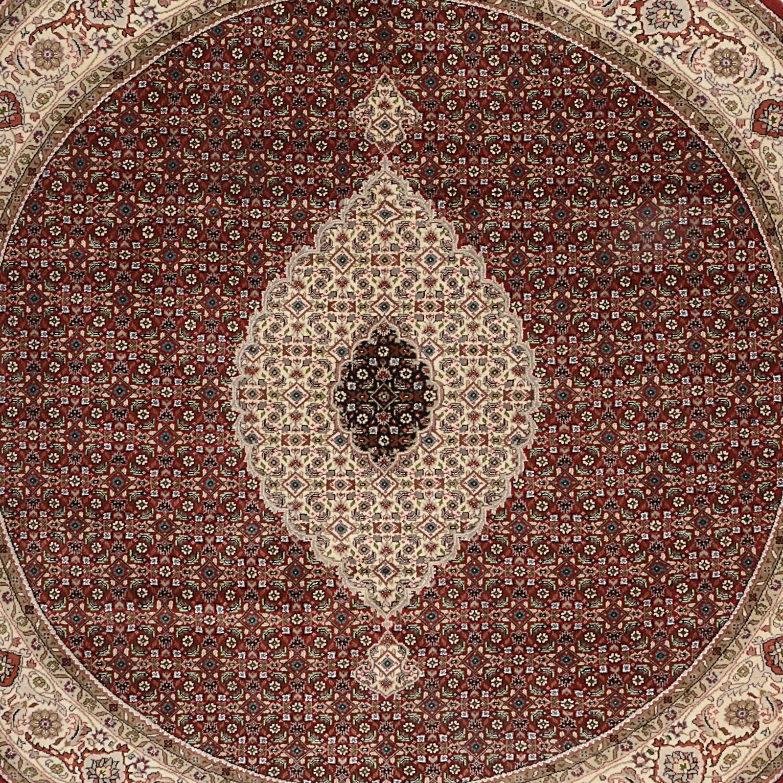 Täbriz Orientteppich aus Indien, 246 × 246 cm