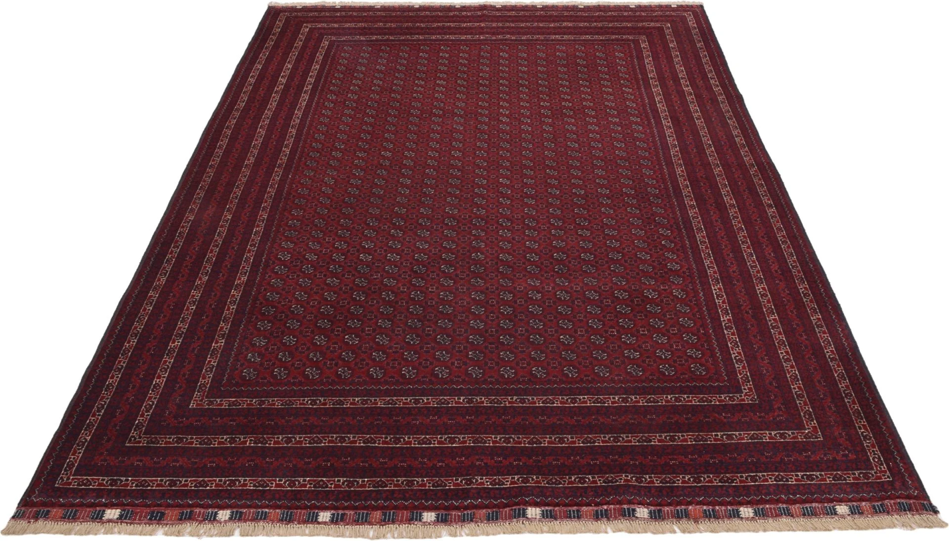Handgeknüpfter Orientteppich 195 × 301 cm