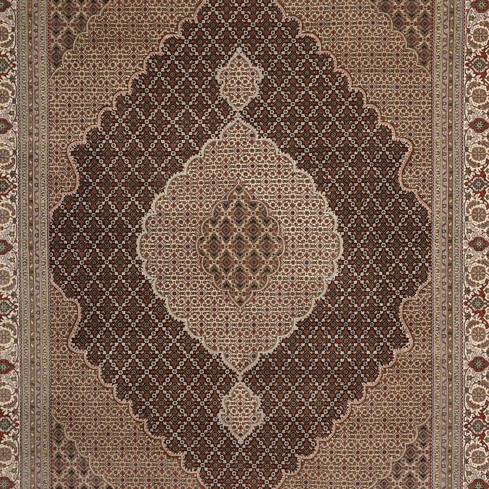 Täbriz Orientteppich aus Indien, 248 × 302 cm