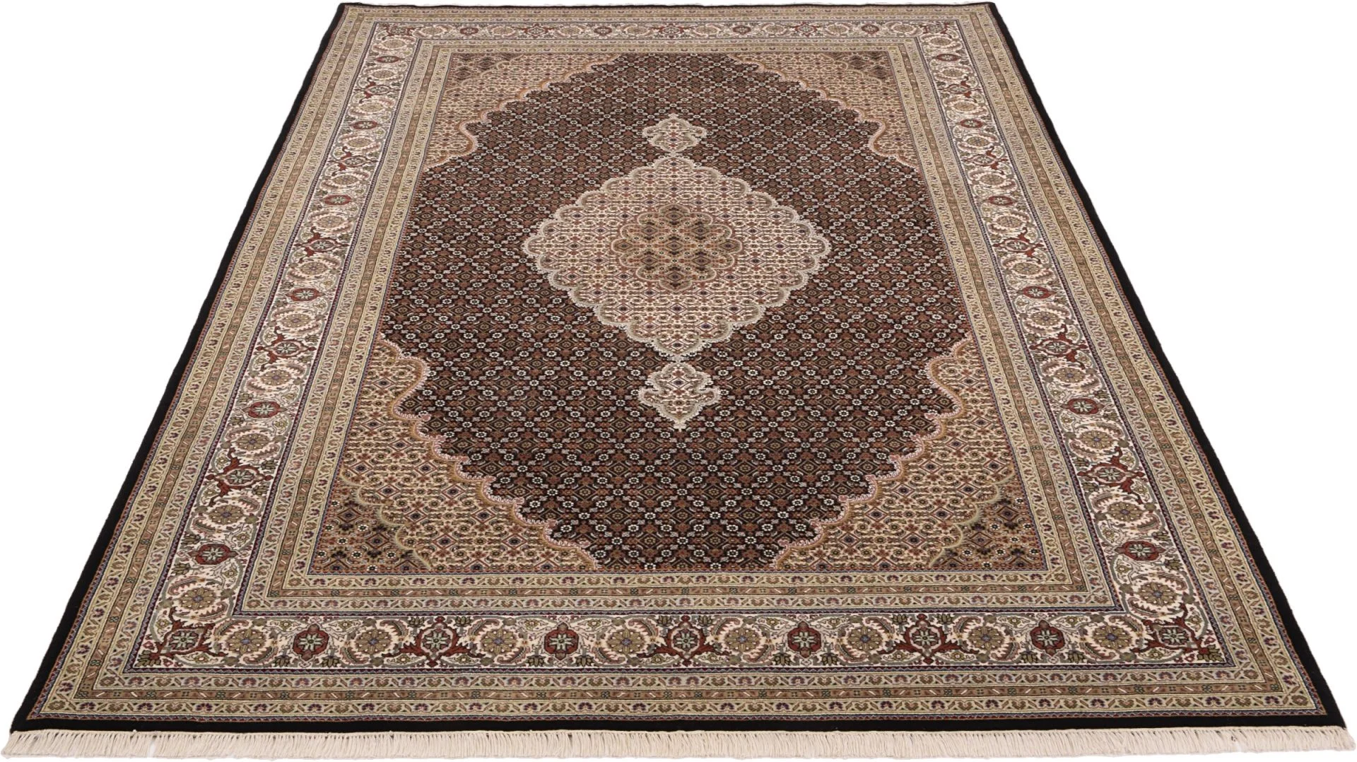 Täbriz Orientteppich aus Indien, 196 × 308 cm