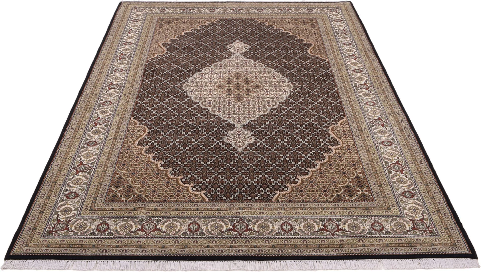 Täbriz Orientteppich aus Indien, 198 × 314 cm