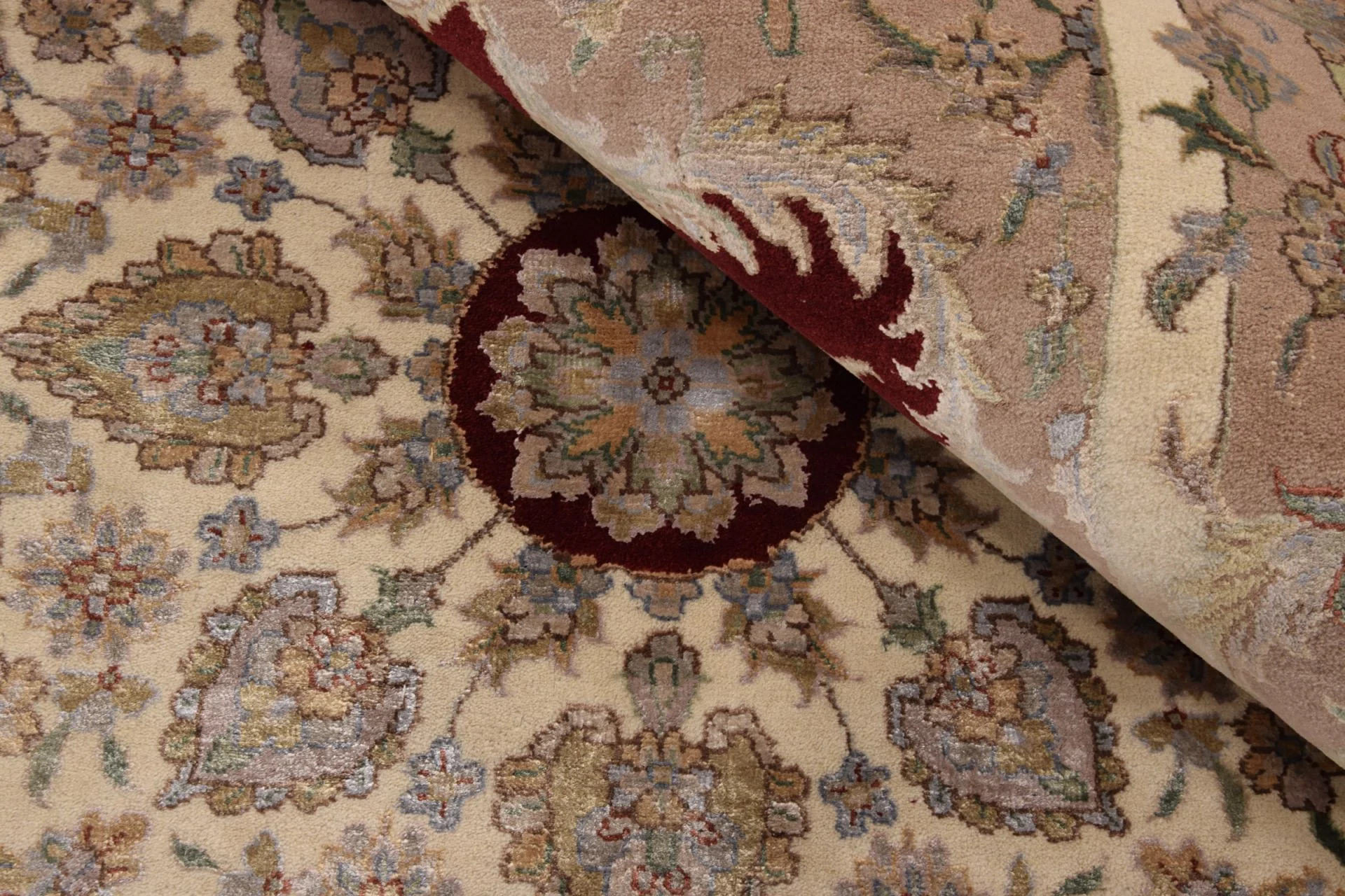 Handgeknüpfter Täbriz Orientteppich, 246 × 353 cm