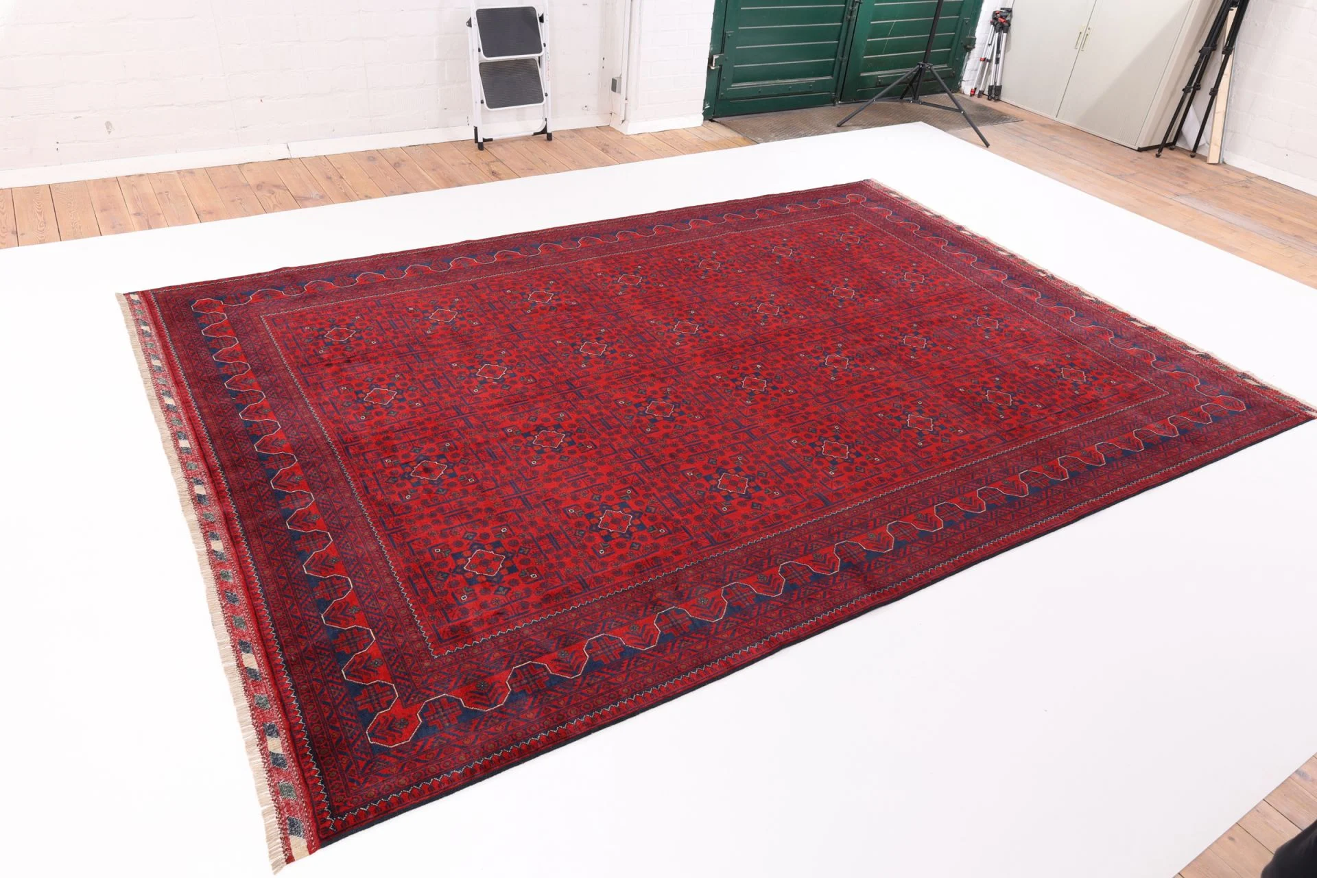 orientteppich-afghanistan-254-x-362-cm-schurwolle-handgeknupft-5 Orientteppich aus Afghanistan, 254 × 362 cm