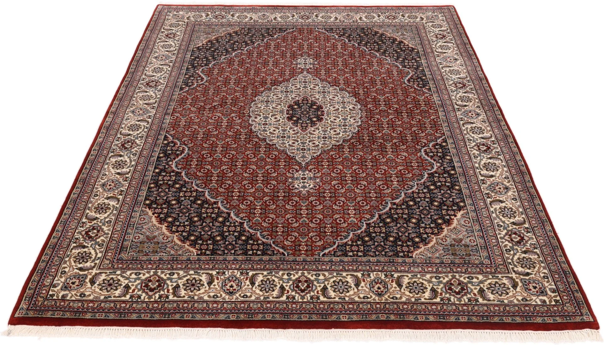 Handgeknüpfter Täbriz Orientteppich, 200 × 246 cm, Wolle