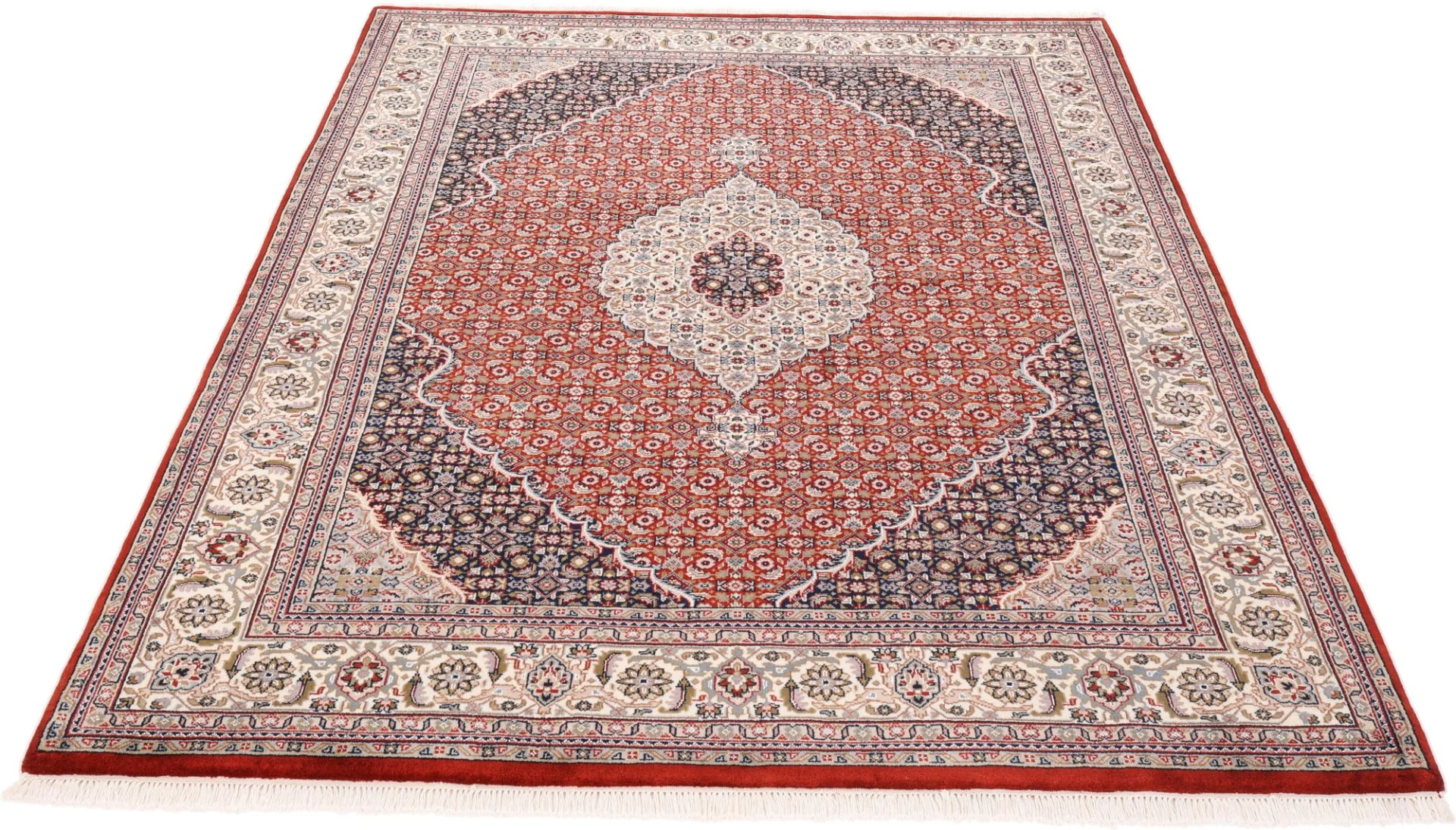 Handgeknüpfter Täbriz Orientteppich, 200 × 246 cm, Wolle